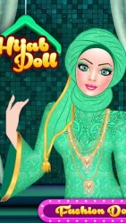 хиджаб кукла салон моды одеваются игры