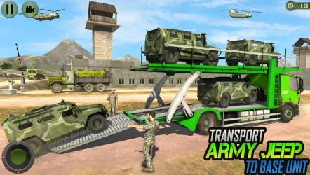 Offroad US Army Transport Prisoners Bus Driving