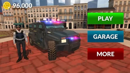 American Police Car Driving