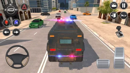 American Police Car Driving