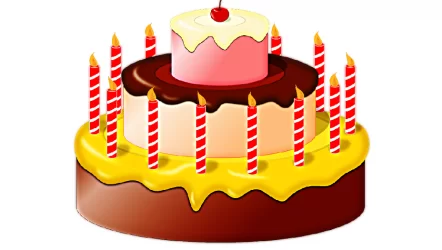 Торт ко дню рождения симулятор