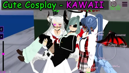 SchoolGirl AI - 3D Multiplayer Sandbox Simulator