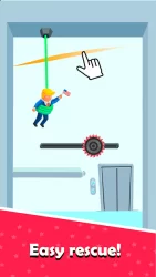 Rescue Daddy - Rope Puzzle