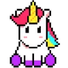 Unicorn Art Pixel