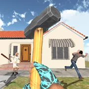 Granny Kick Neighbor:Free FPS 3D Gun Shooting Game Версия: 6.2