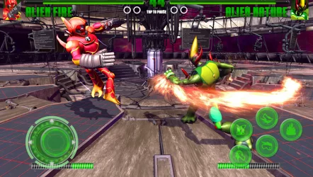 Hero Alien Force Attack Arena Mega Transform войны