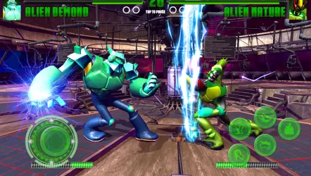 Hero Alien Force Attack Arena Mega Transform войны