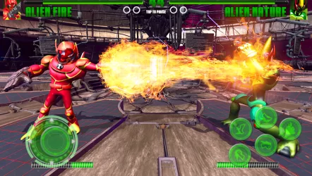 Hero Alien Force Attack Arena Mega Transform войны