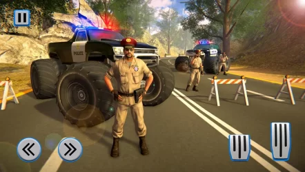 Police Truck Gangster Car Chase