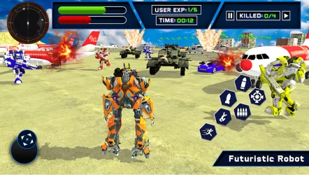 Robot Hero Transform Shooting Game 20