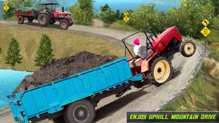 Tractor Trolley Farming Simulation Offroad Truck