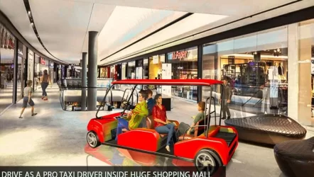 Shopping Mall Radio Taxi: Car Driving Taxi Games