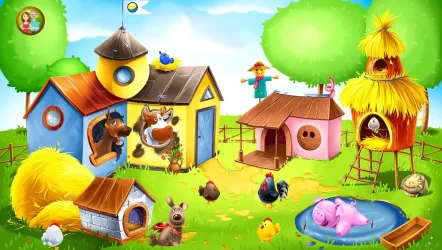 Любимая ферма - детские игры для малышей.