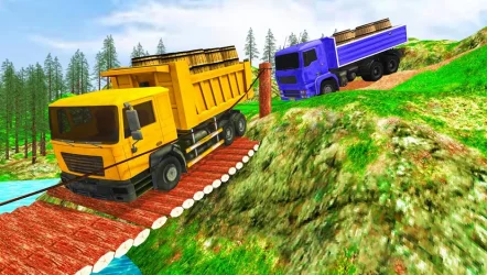 Off Road Indian Heavy Cargo Truck Hill Simulator
