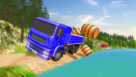 Off Road Indian Heavy Cargo Truck Hill Simulator
