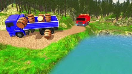 Off Road Indian Heavy Cargo Truck Hill Simulator