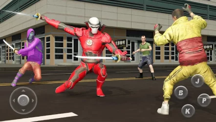 Ninja Superhero Борьба Игры: Город кунг-фу Борьба