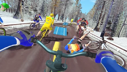 Велосипедная гонка BMX 3d