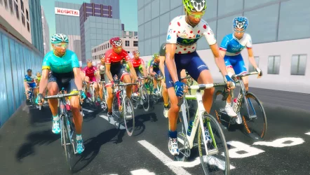 Велосипедная гонка BMX 3d