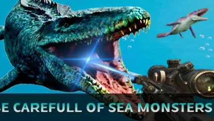 Under Water Dinosaur Hunting Dinosaur Hunter