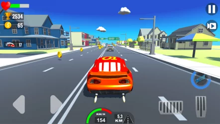 Super Kids Car Racing In Traffic