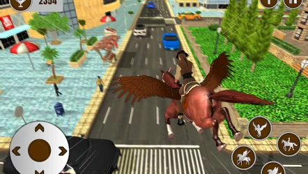 Летающий конь Такси Транспорт симулятор лошади