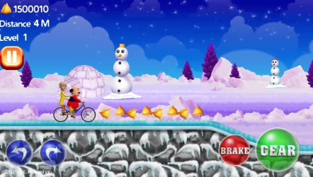 Motu Patlu Cartoon Hills Biking Game