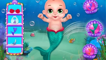 маленький Русалочка малыш уход Океан Мир