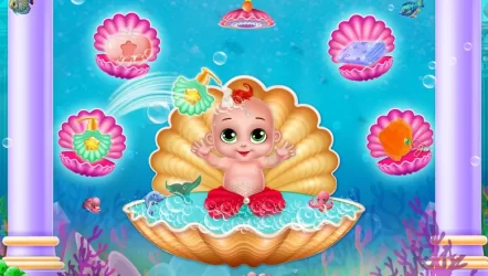 маленький Русалочка малыш уход Океан Мир