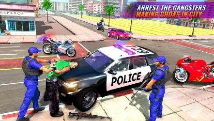 US Police Bike Chase: Moto Rider Crime City Games