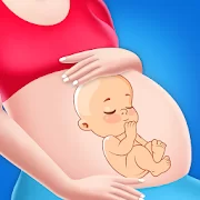 Мама и новорожденный детский душ - игра няни Версия: 32.0
