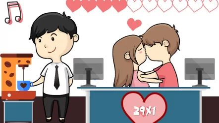 Office Kiss Game