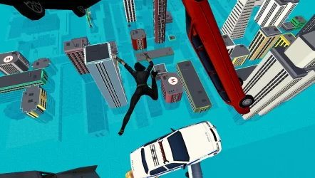 Mega Ramp Super Hero Crazy Fall