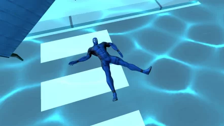 Mega Ramp Super Hero Crazy Fall