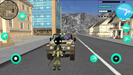 Stickman US Army Stickman Rope Hero counter