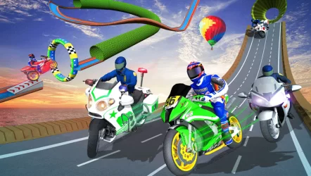 полицейский велосипед мега рампа невозмож