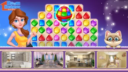 Дом мечты дизайнера матча 3