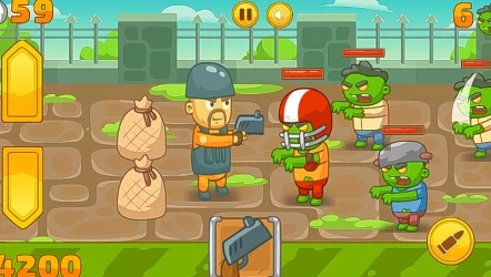 Зомби-атака, шутер на выживание, убийство в