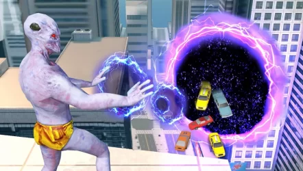 Miami Rope Hero -Light Speed Frog Black Ninja Hole