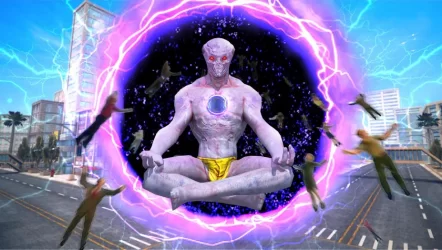 Miami Rope Hero -Light Speed Frog Black Ninja Hole