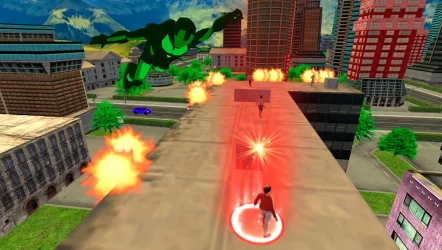 Superhero Flying Hero: Vice Town Rescue Free Games