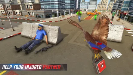 US Police Eagle Gangster Chase Crime Shooting Game