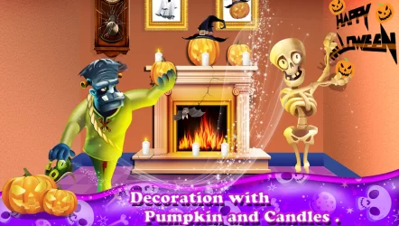 Halloween Home Cleanup Decoration & Dance Party