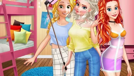 принцесса колледж одевалка игра