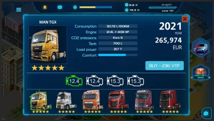 Virtual Truck Manager 2 Tycoon trucking company