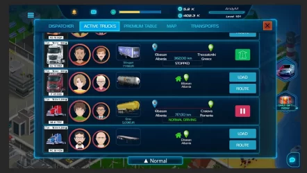 Virtual Truck Manager 2 Tycoon trucking company