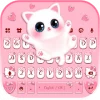 Фон клавиатуры Pink Kitten Paws Версия: 1.0