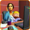 Working Mother Office Job Simulator Game:Baby Care