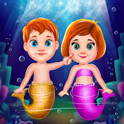 Twin mermaid babysitter care Версия: 1.12