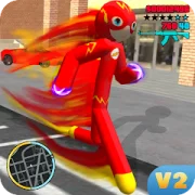 Speed Stickman Rope Hero 3 Версия: 100